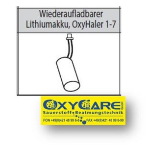 Akku für OxyHaler gelb - neues Modell