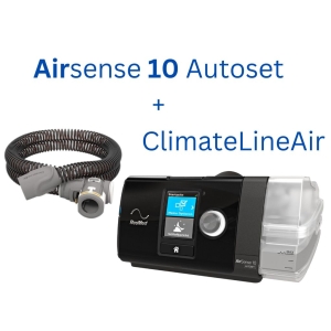 Resmed AirSense 10 AutoSet - Appareil de PPC automatique avec humidificateur et circuit ClimateLine